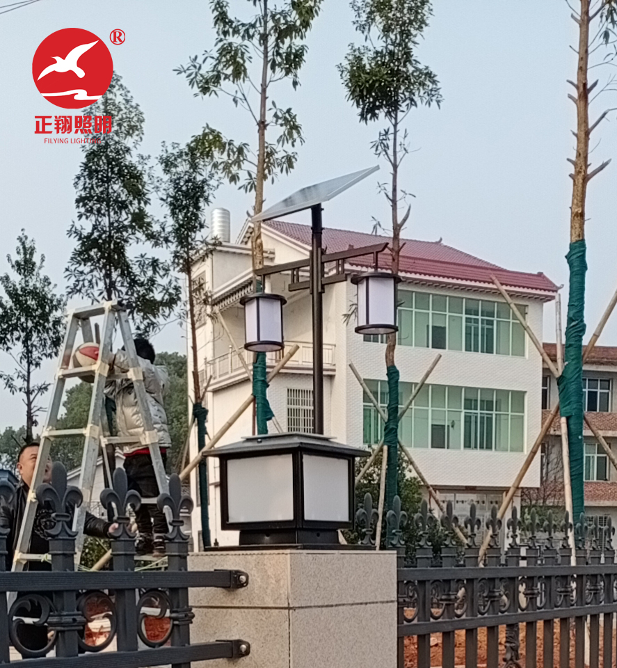 中式庭院灯工程案例