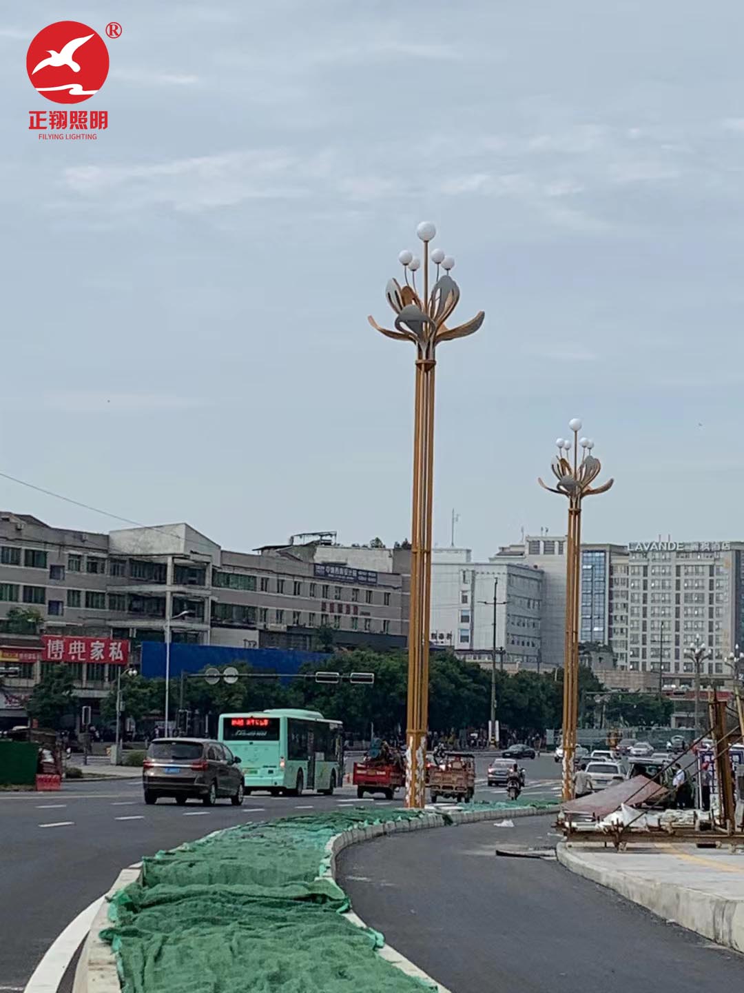 重庆江北区玉兰灯工程案例