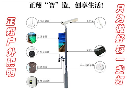 正翔亮化LED智慧路灯