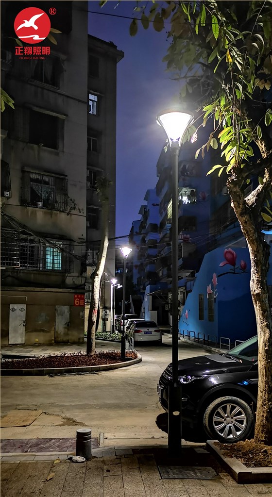 小区庭院灯工程案例