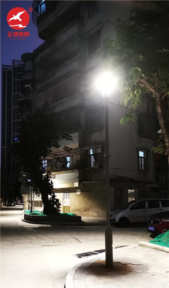 小区庭院灯工程案例