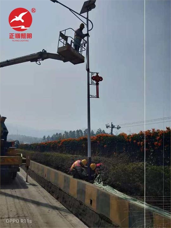 中国结太阳能路灯工程案例