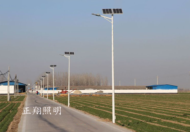 新农村LED太阳能路灯是高科技产品的代表