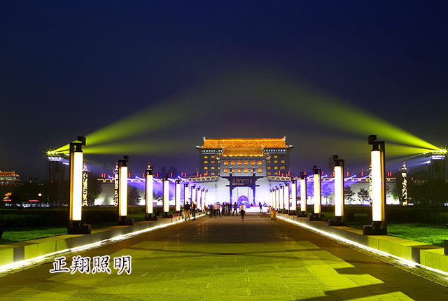 夜晚广场LED景观灯