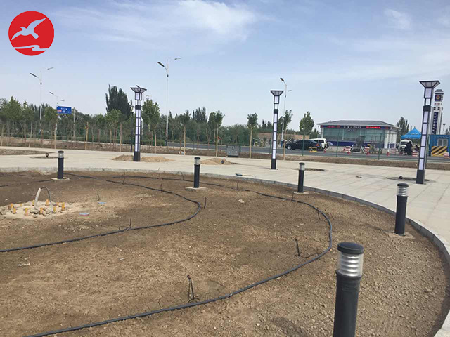 新疆省阿图什市乡村广场LED景观灯工程案例