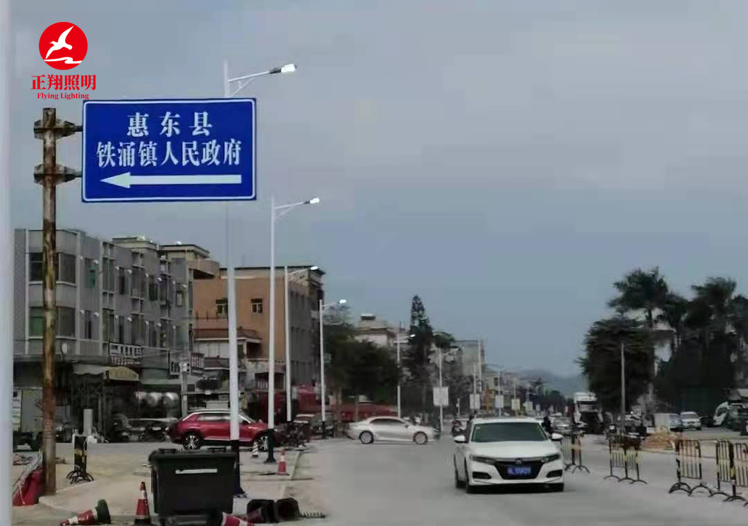 广东（惠东）市政单臂路灯工程案例