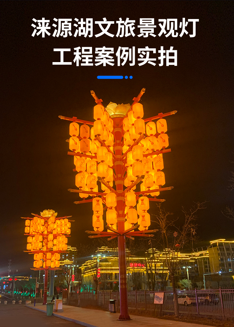 河北涞源大型文旅景观灯安装工程