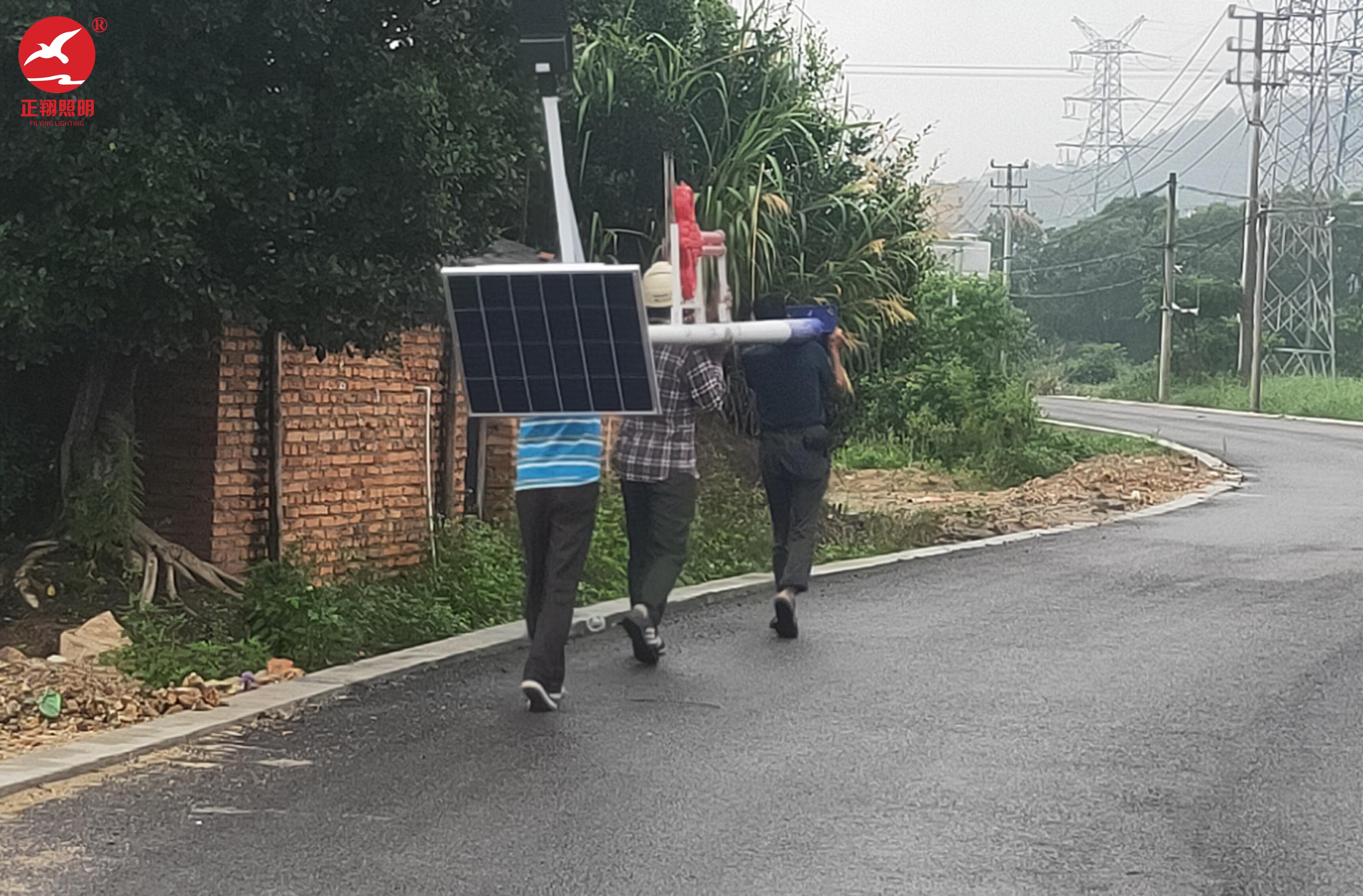 福建中国结太阳能路灯工程案例